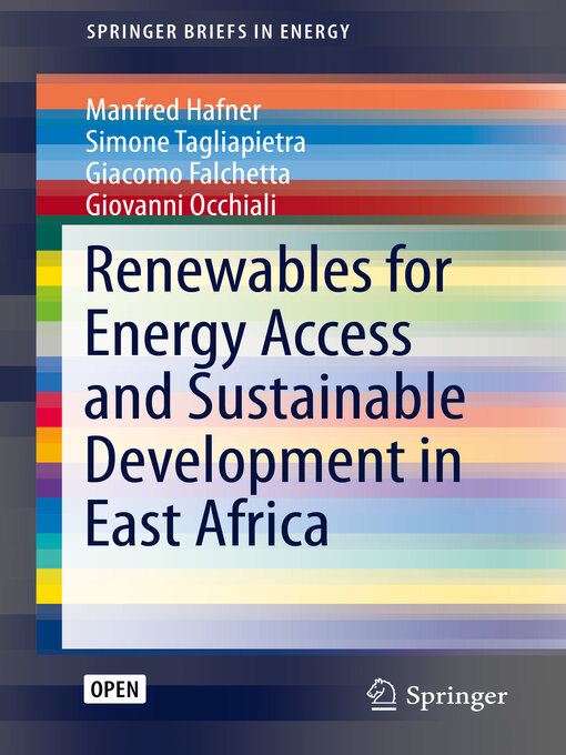 Title details for Renewables for Energy Access and Sustainable Development in East Africa by Manfred Hafner - Available